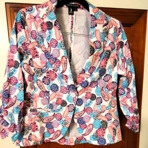 Peace of Cloth Paisley Blazer sz small A